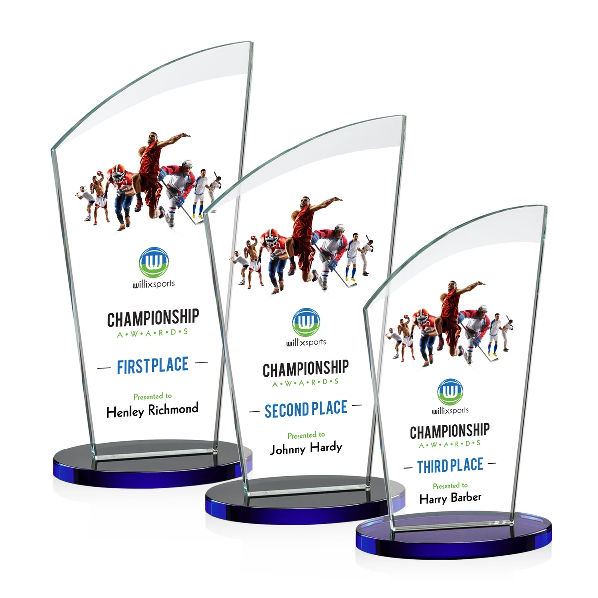 Tomkins VividPrint™ Award - Blue 1