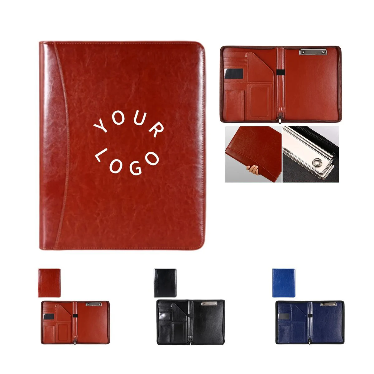 8.4 Inch Meeting Folder with Secure Closure 1