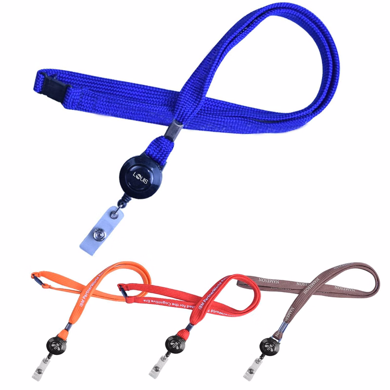 Personalized Nylon ID Lanyards with Safety Buckle
