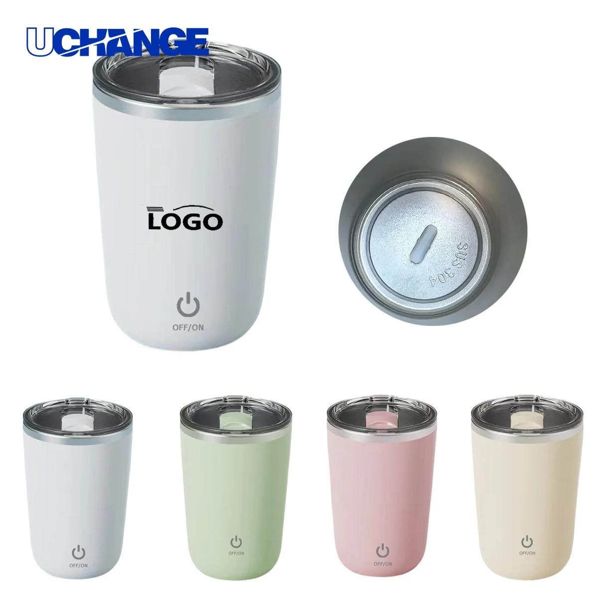 Electric Magnetic Stirring Travel Mug 1