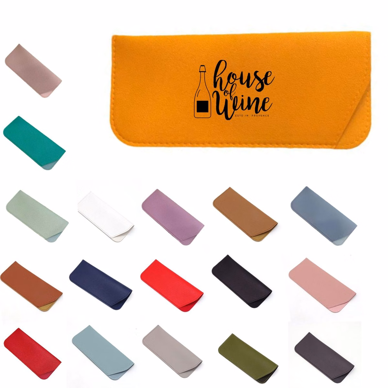 Soft Dustproof PU Glasses Bag Eyewear Pouch