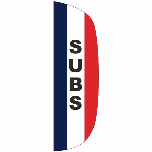 "SUBS" 3' x 10' Message Flutter Flag