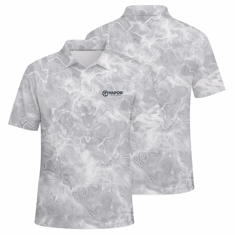 Vapor Apparel Full Sublimation Men's Lightweight Short Sleeve Polo