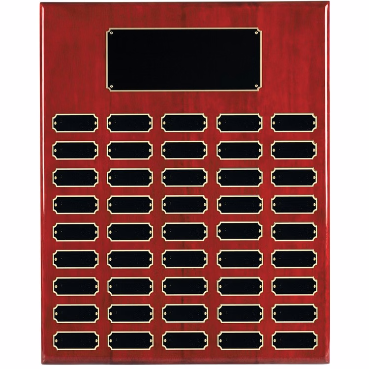 45 Plate Rosewood Piano Finish Perpetual Plaques