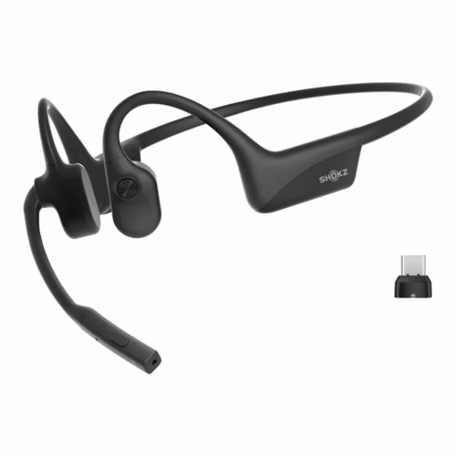 Shokz OpenComm2 UC Bone Conduction Headset - Black