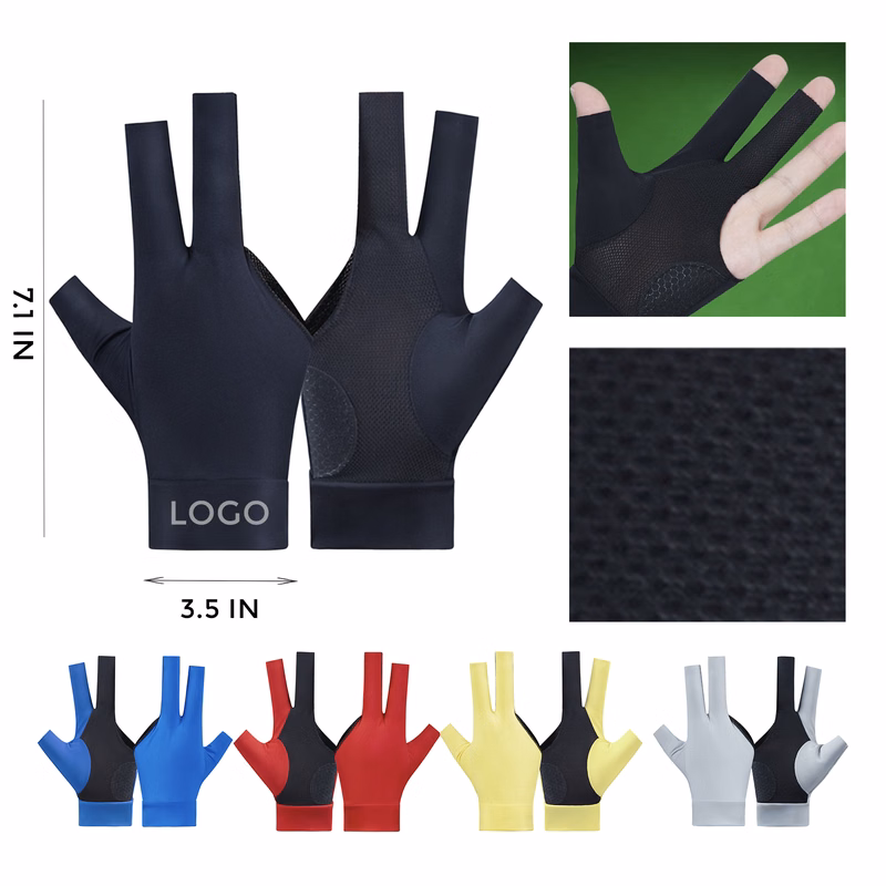 MOQ 10 PCS Durable Billiards Gloves