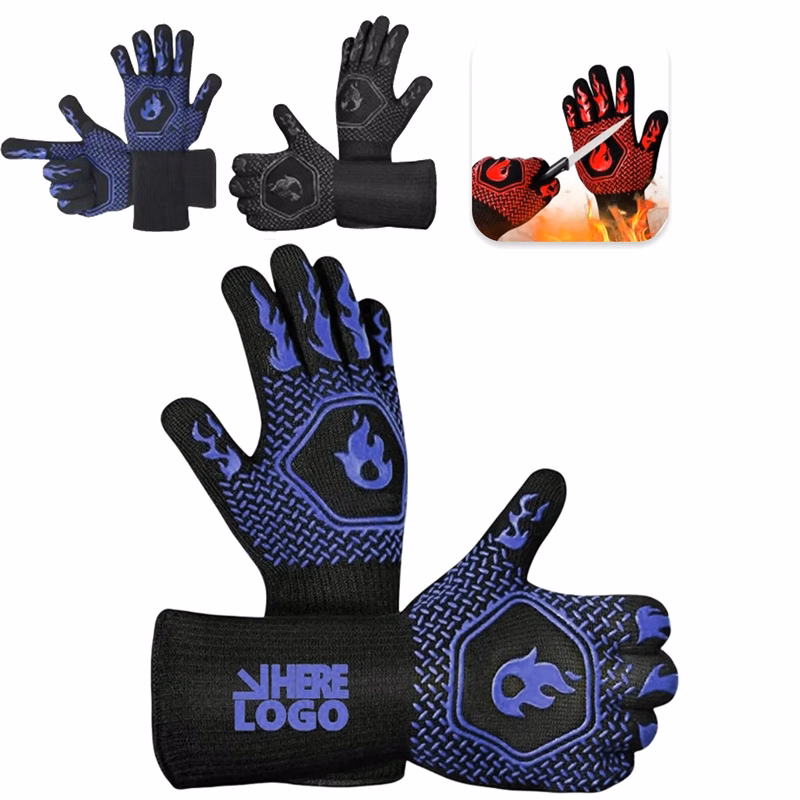 Heat-Resistant Barbecue Grill Gloves