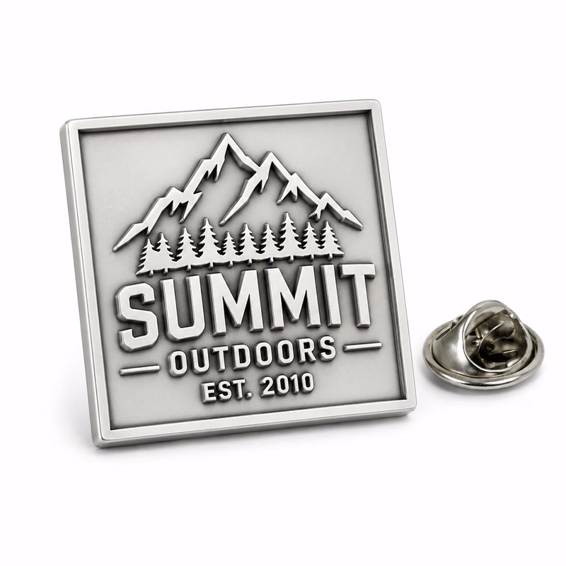 Steel Die Cast Lapel Pin - 1.5"