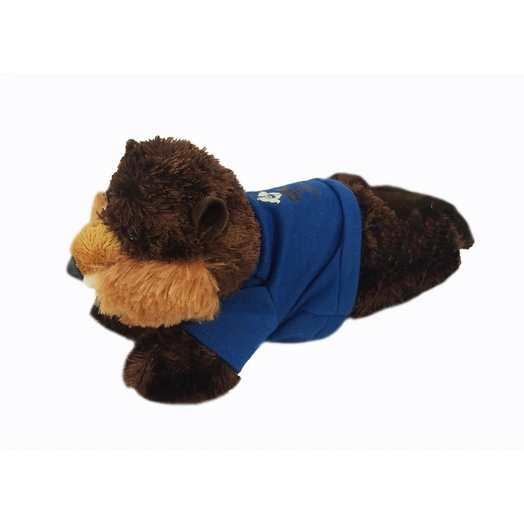 8" Builder Beaver with T-Shirt and Full Color Imprint 1