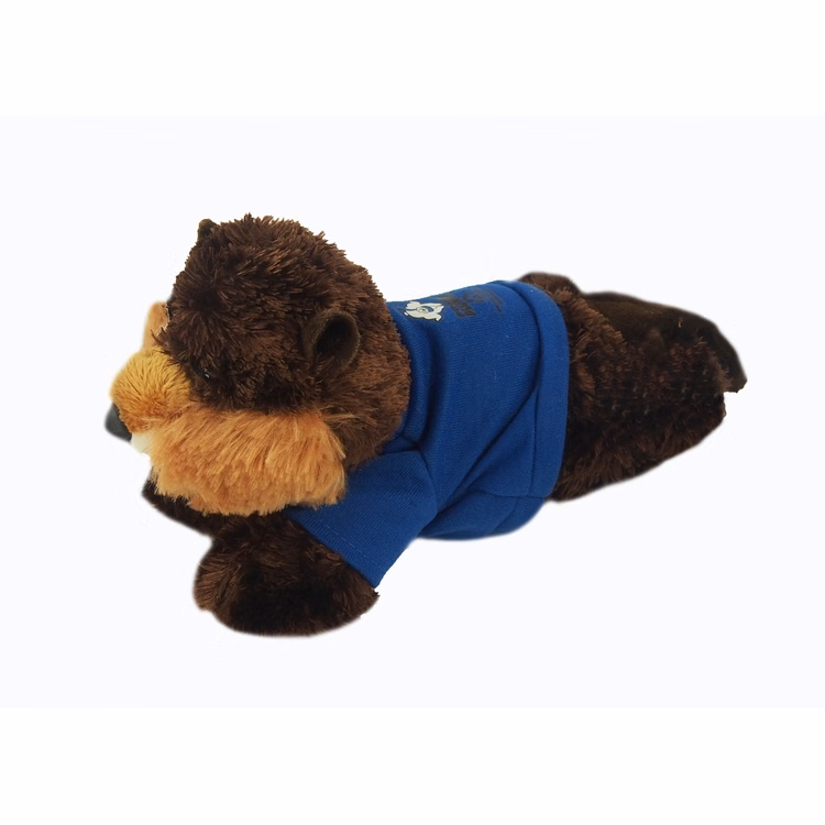 8" Builder Beaver with T-Shirt and Full Color Imprint