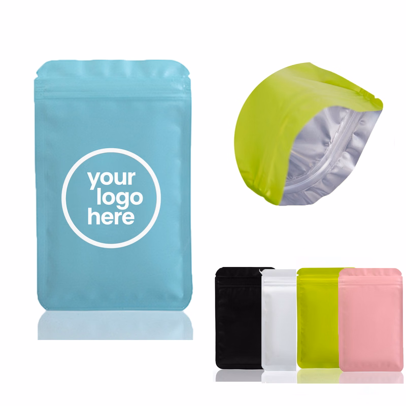 MOQ:1000pcs Custom Matte Storage Pouches