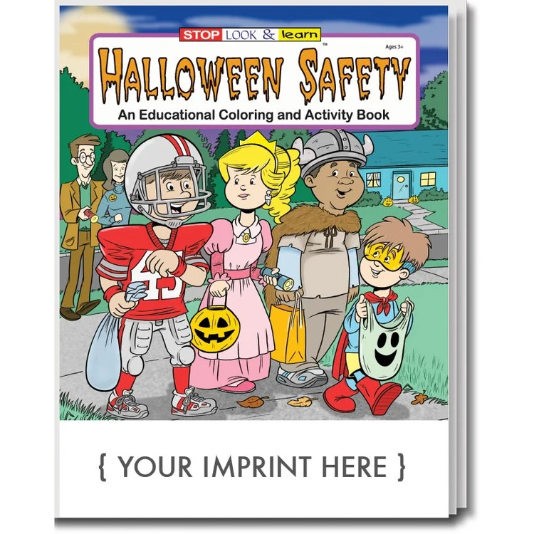 COLORING BOOK - Halloween Safety Coloring & Activity Book 1