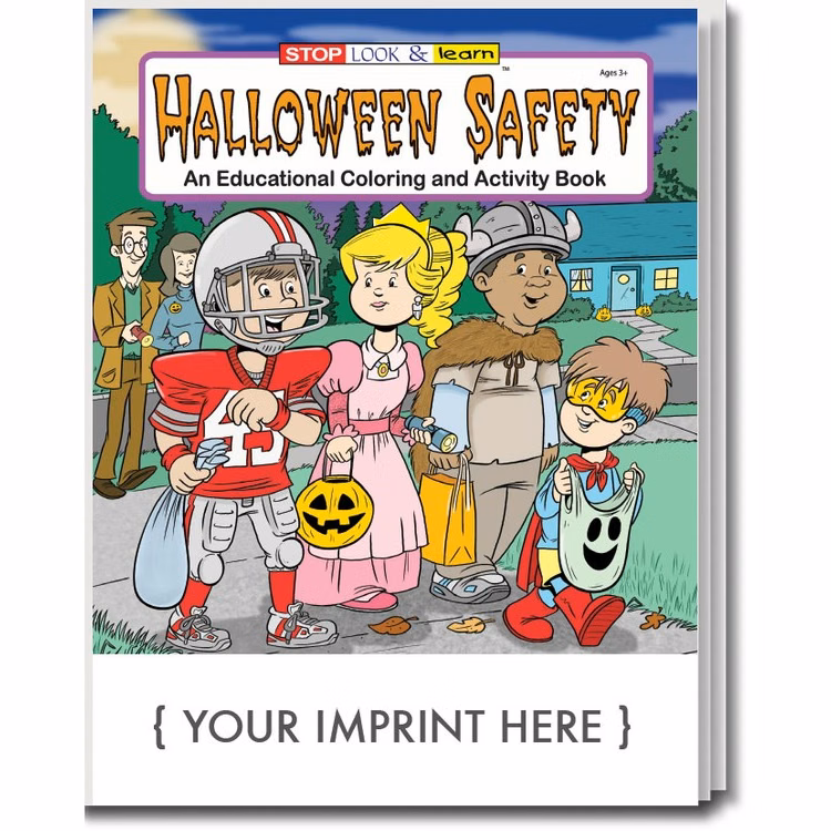 COLORING BOOK - Halloween Safety Coloring & Activity Book