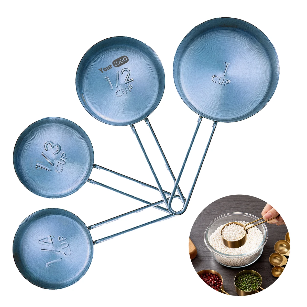 Stainless Steel Durable Measuring Cup Set ?C Ideal For Baking 1