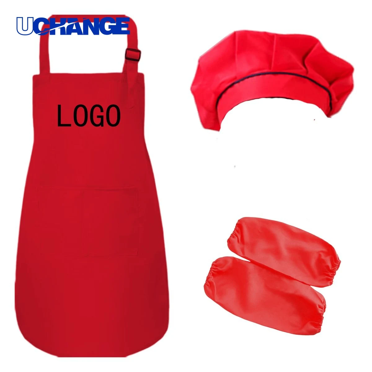 Children Three-Piece Apron Set 1