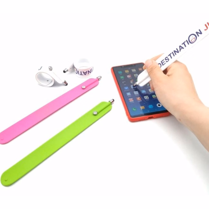 Slap Silicone Bracelet With Stylus