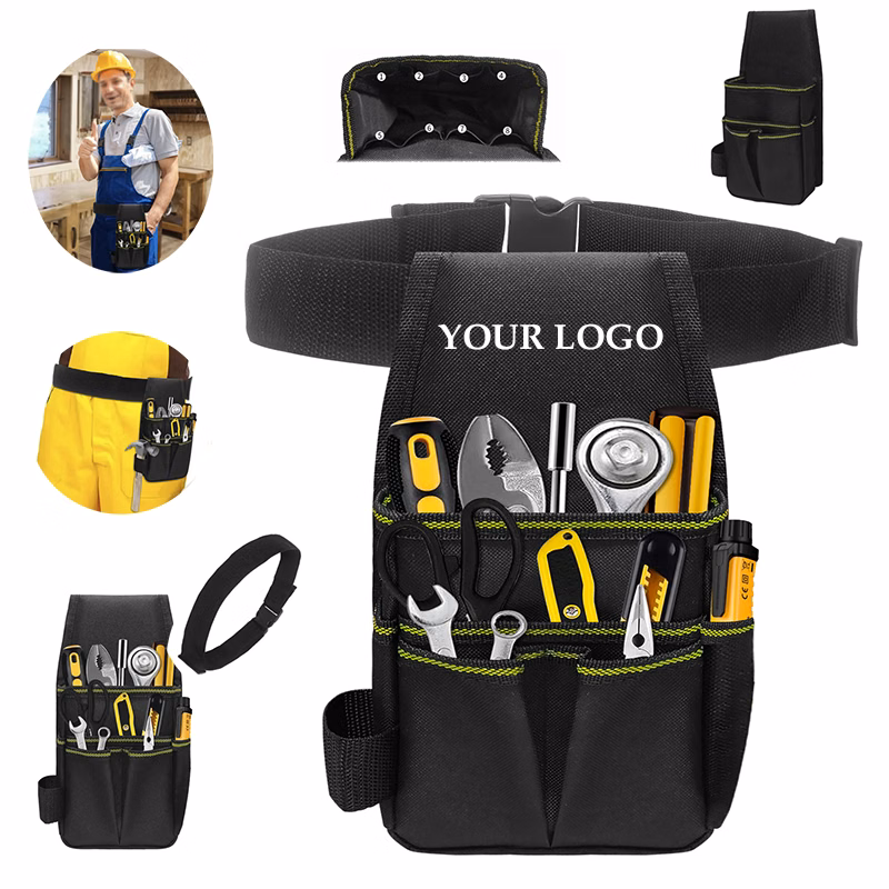 Tool Belt Bag Storage Pouch With Multiple Pockets