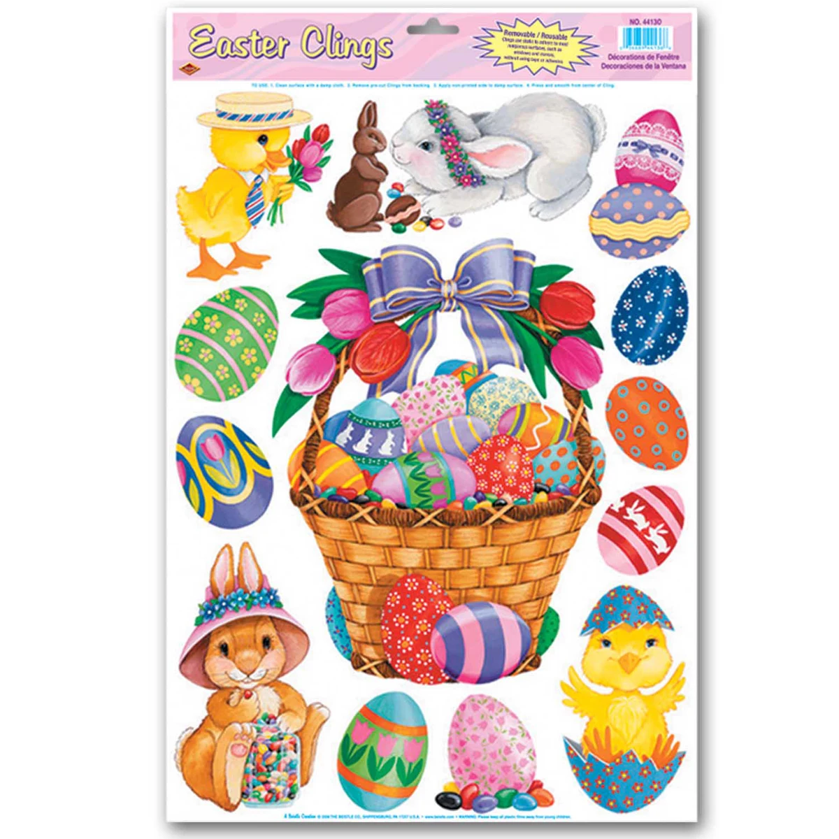 Easter Basket Clings 1