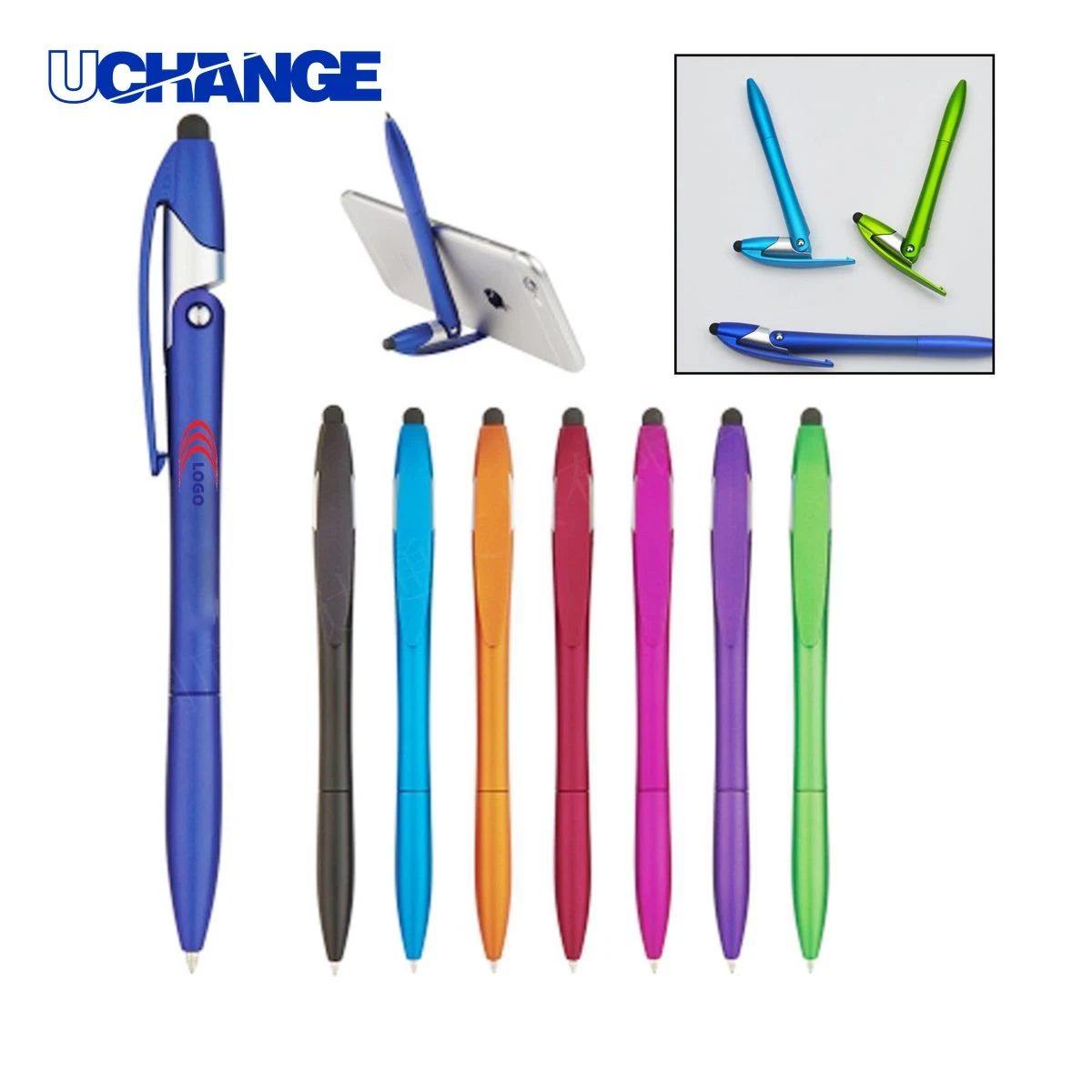 Folding Phone Support Ballpoint Pen for Media 1