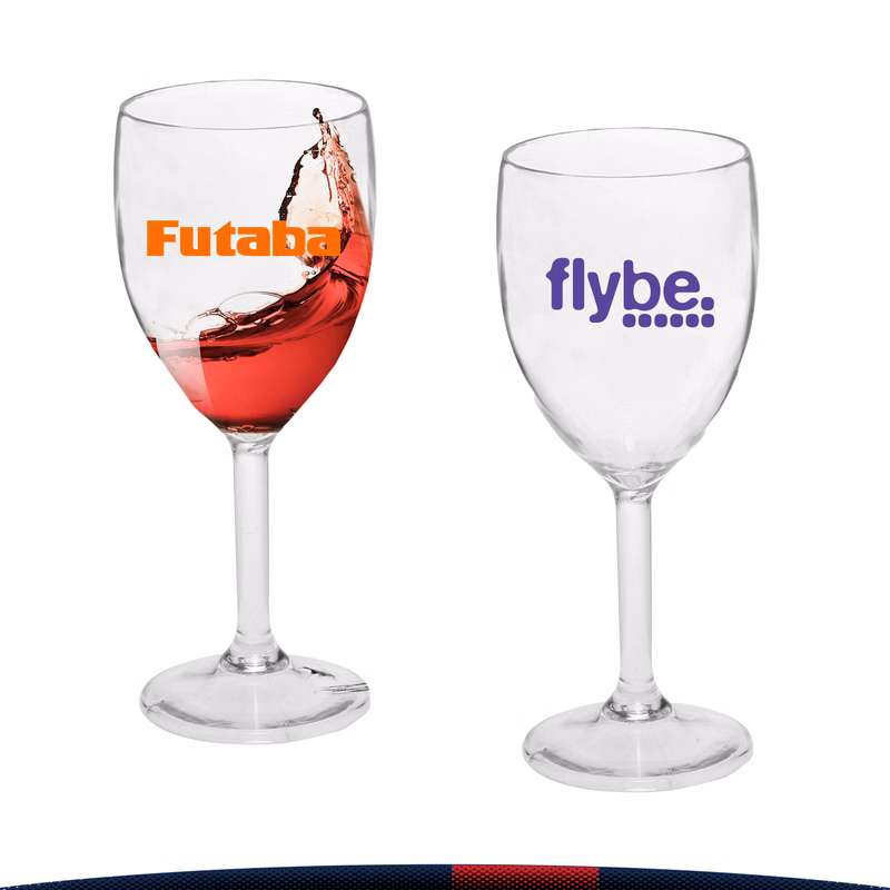 10 oz. Odelia Plastic Wine Glasses
