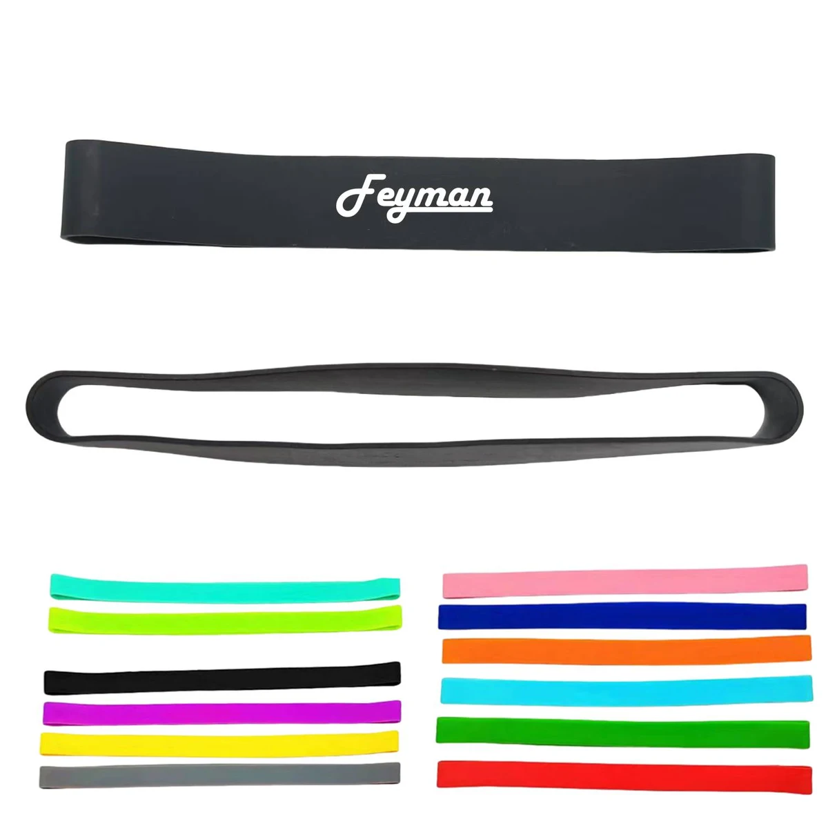12in Silicone Binding Bands High Elasticity Beach Tie Strap 1