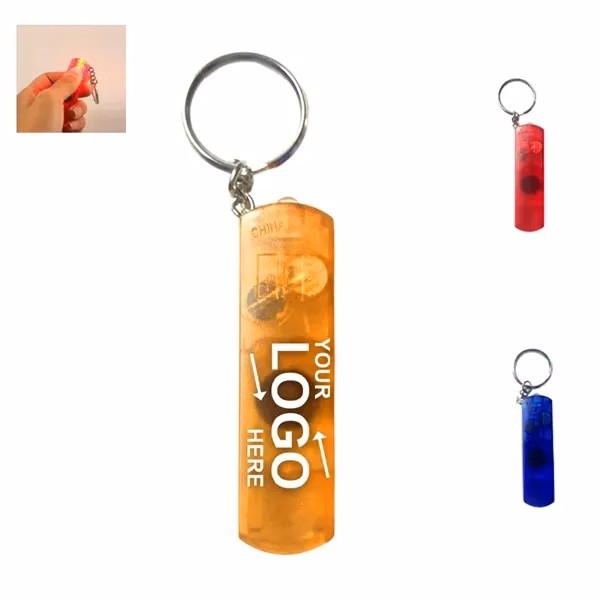 Custom 4 in 1 LED Keylight With Compass and Whistle — Emergency Prep Item