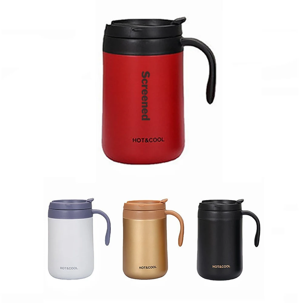 17 oz Stainless Steel Camping Mug w/ Handle 1