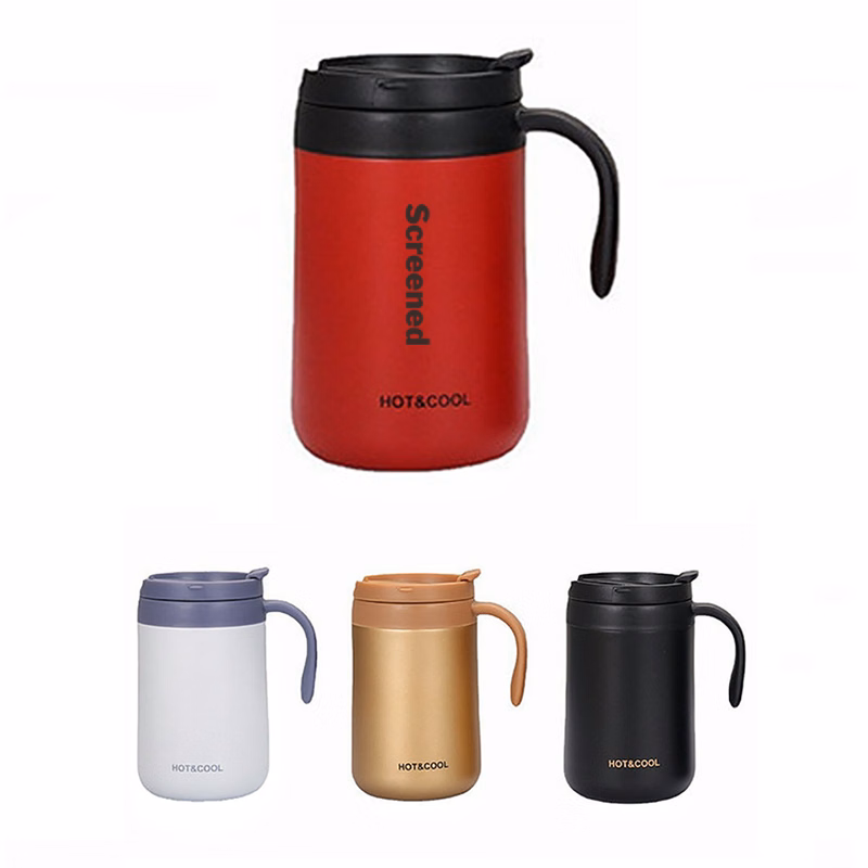 17 oz Stainless Steel Camping Mug w/ Handle