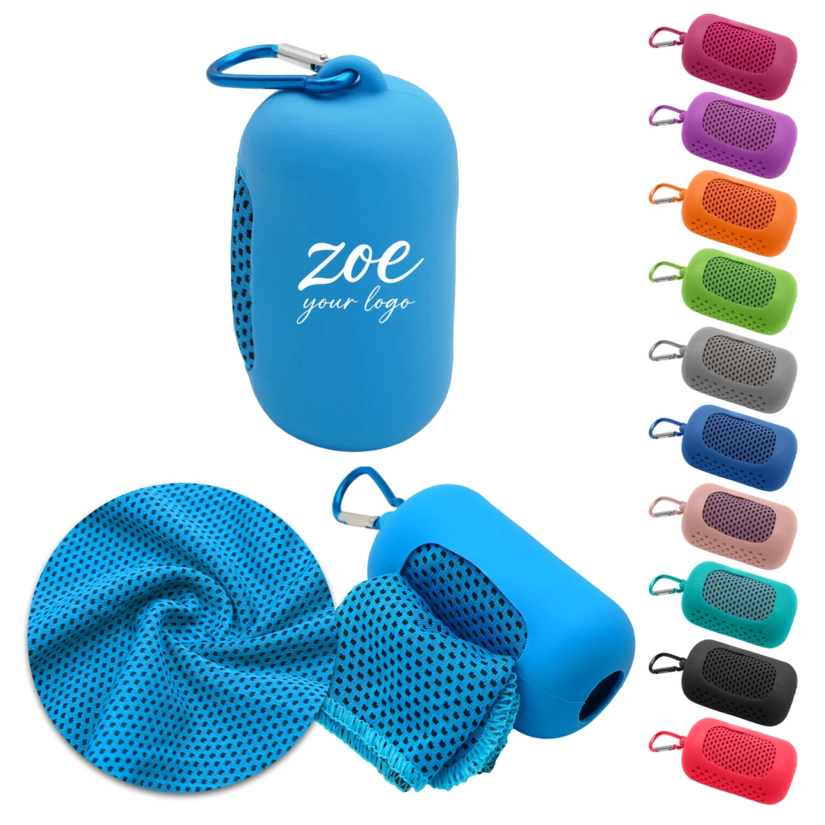 Instant Cooling Towel with Carry Case 1