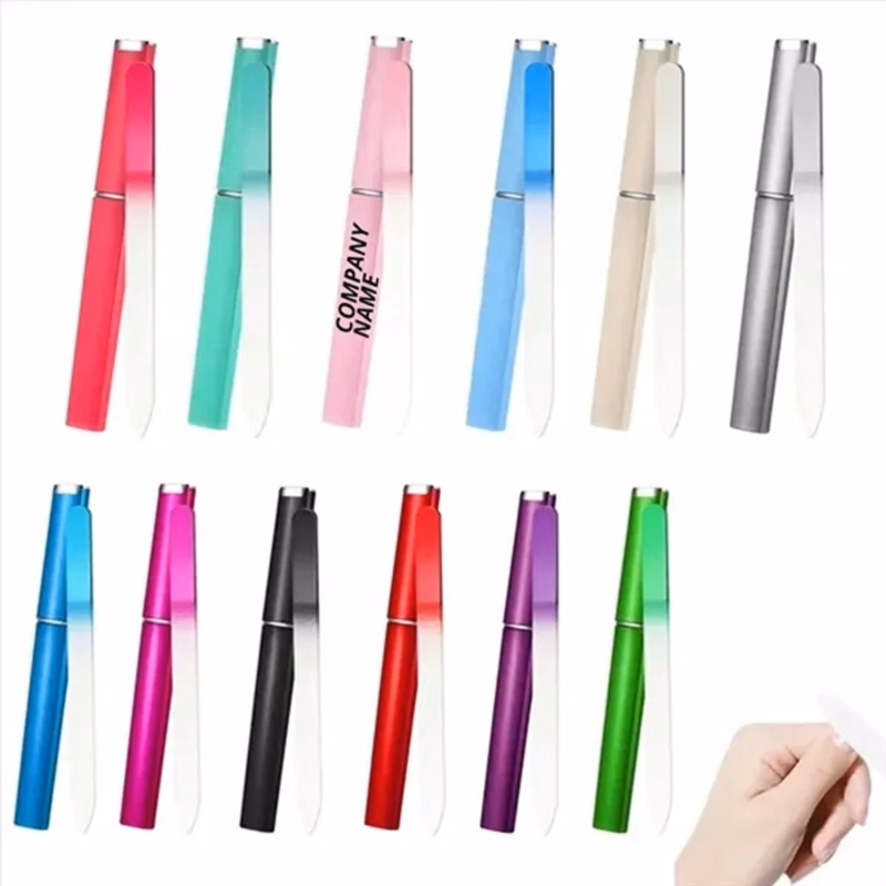 Crystal Glass Nail File with Case