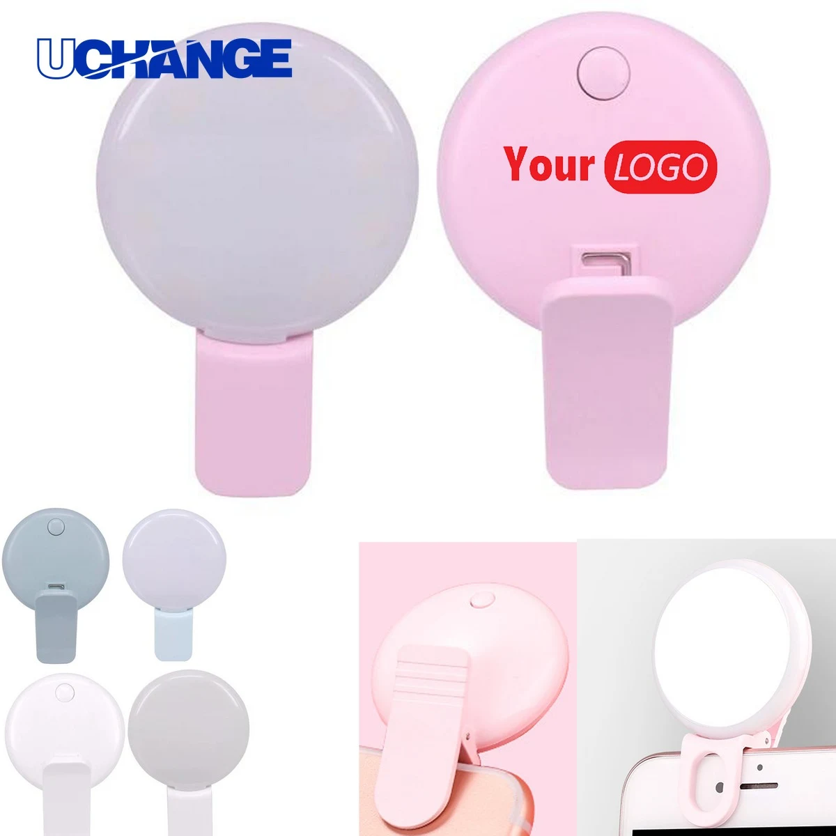 Rechargeable Phone Selfie LED Fill Light with Clip 1