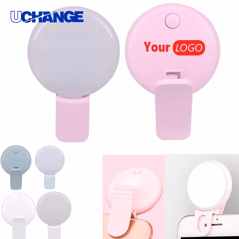 Rechargeable Phone Selfie LED Fill Light with Clip
