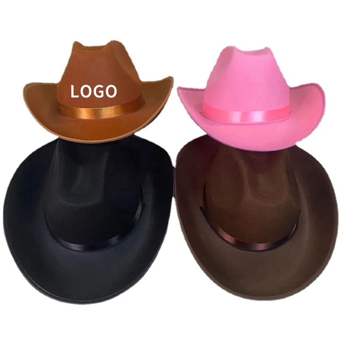 Adult Cowboy Hat with Shapeable Wide Brim 1