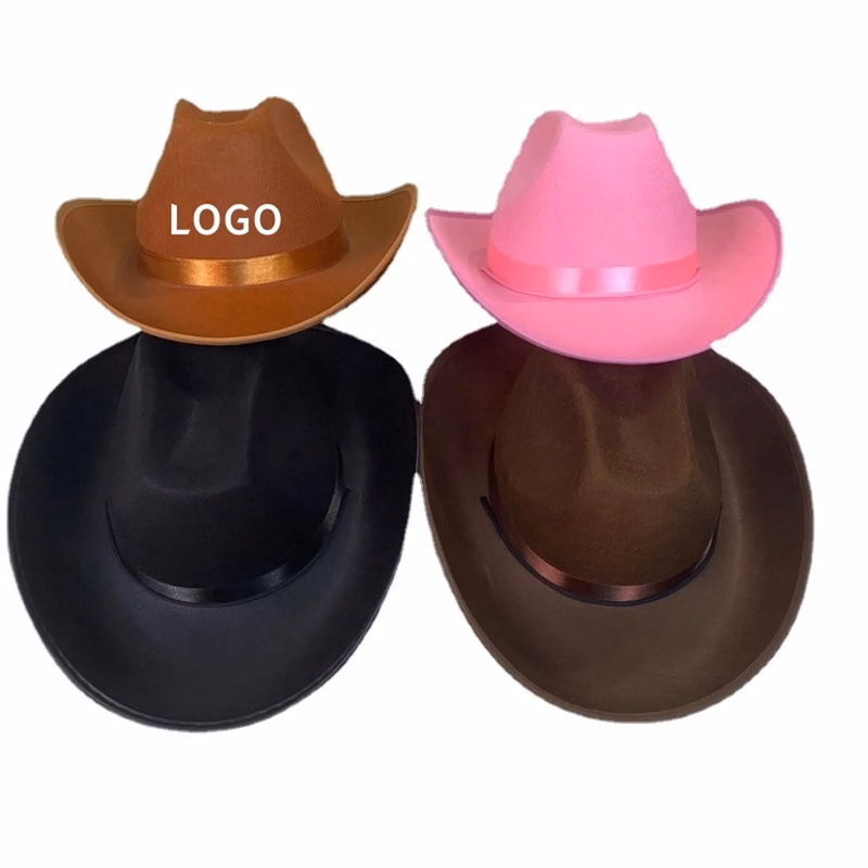 Adult Cowboy Hat with Shapeable Wide Brim