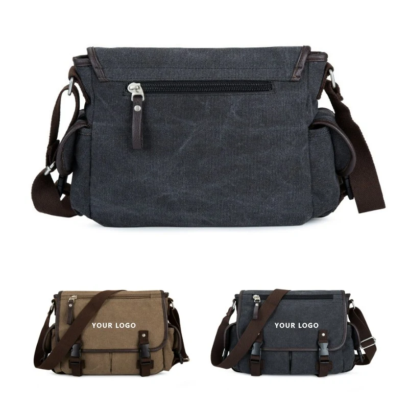 Classic Canvas Messenger Bag 1