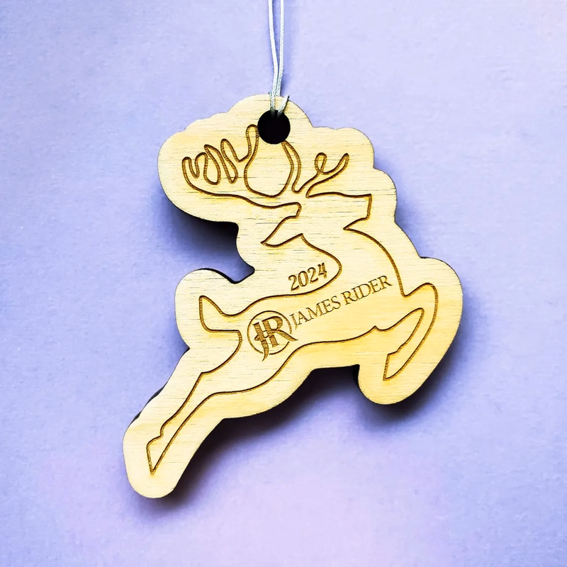 1/4" Etched Birch Ornaments
