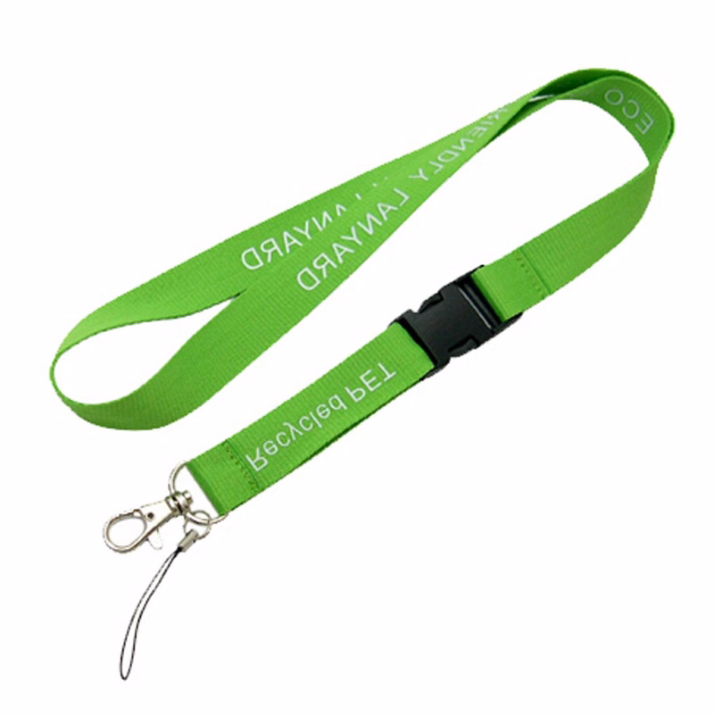 Eco PET Lanyard with silkscreen print - 3/4 inch