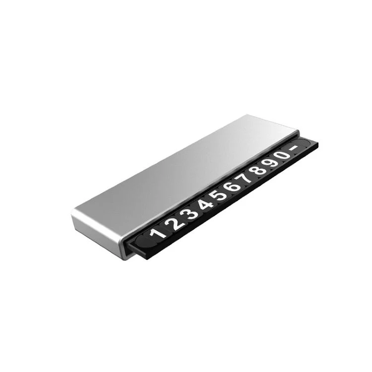 Aluminum Alloy Parking Number Plate 1