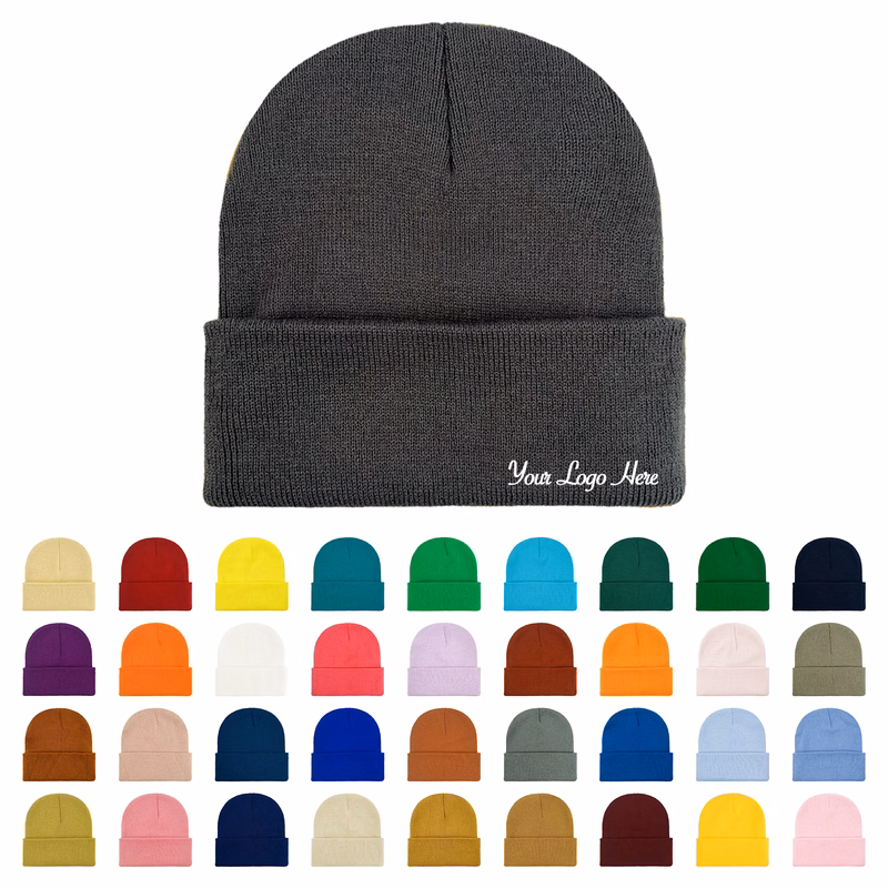 Winter Classic Cuffed Knit Beanie Hat