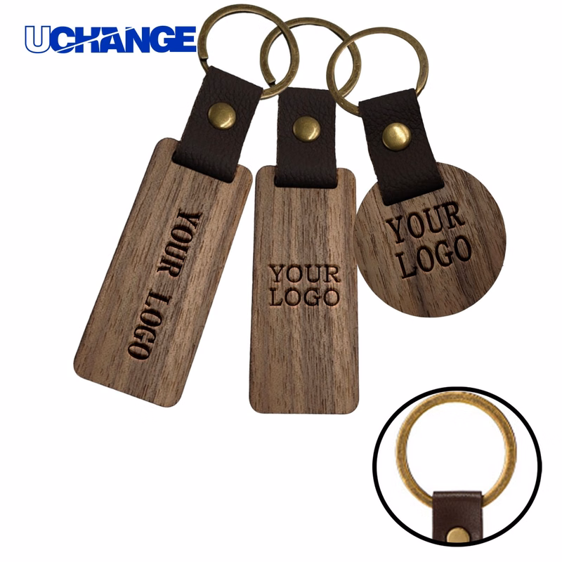 Handcrafted Wood Keychain