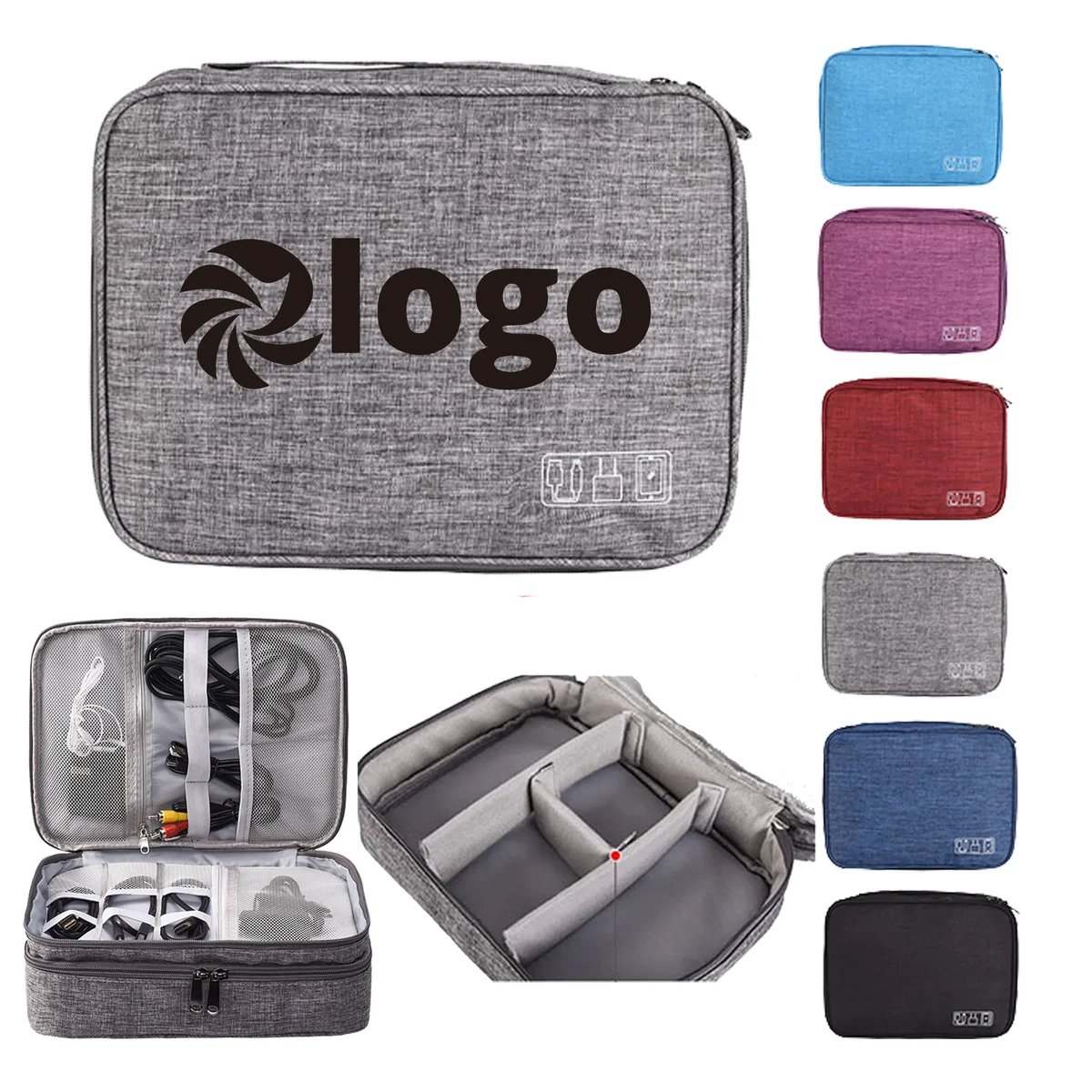 Three Layer Data Cable Storage Bag 1
