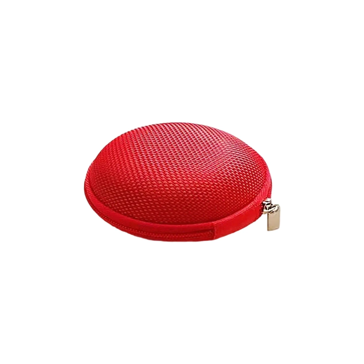 EVA Round Zipper Earphone Case With Mesh Pocket 1