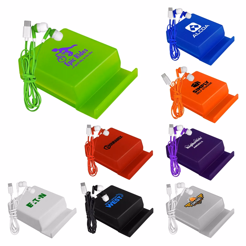 Phone Stand Type C Ear Bud Case