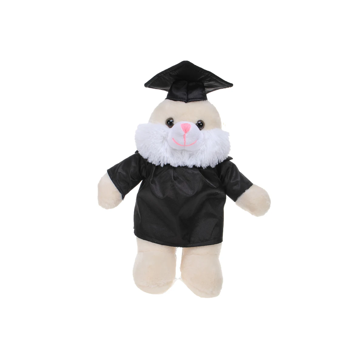 Soft Plush Bunny with Graduation Cap and Gown 1