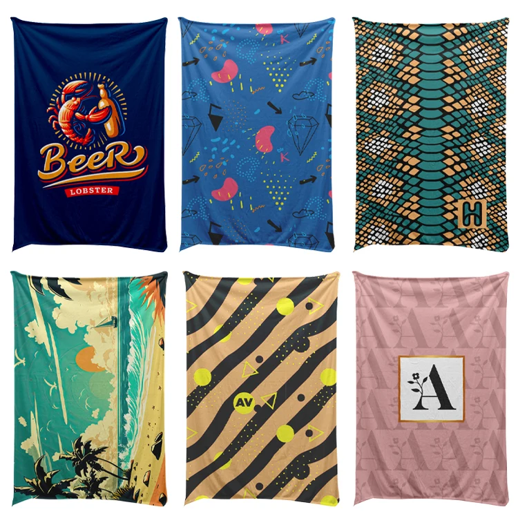 Extra Large Heavy Fleece Full Color Blanket 1