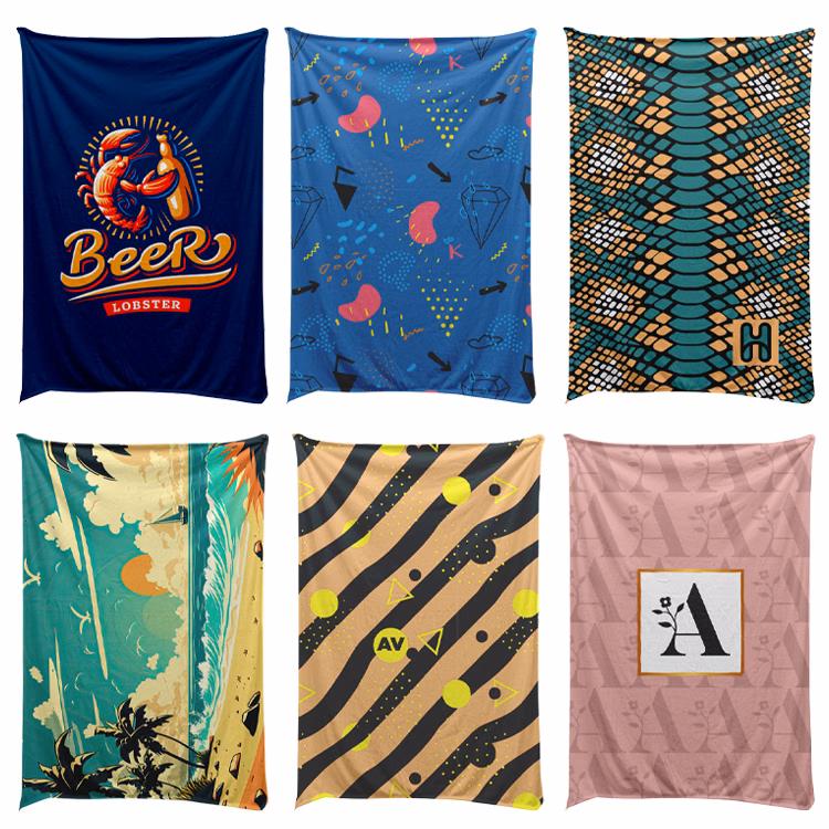 Extra Large Heavy Fleece Full Color Blanket