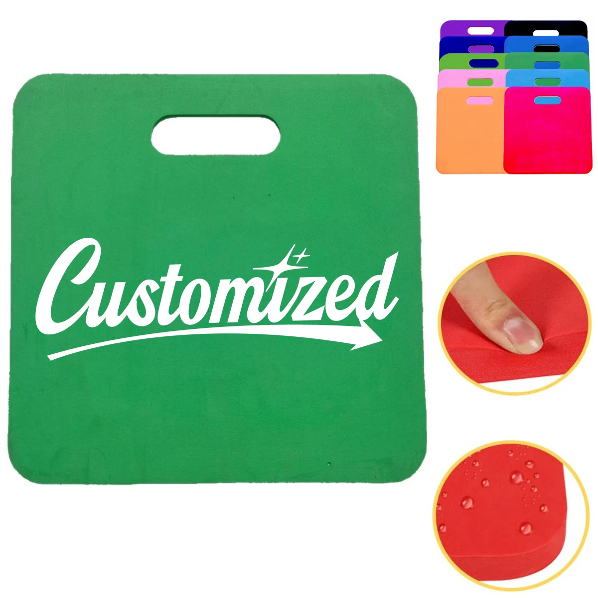EVA Foam Portable Seat Cushion with Handle and Custom Logo 1