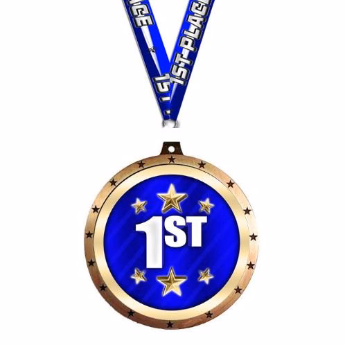 Star Bezel Medallion Holder W/ (EVENT) Stock Satin
