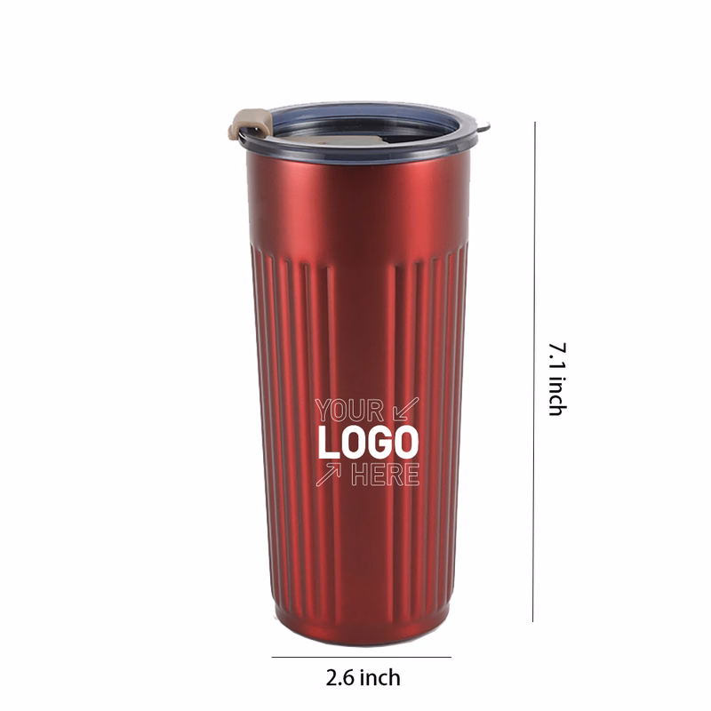 Double-layer stainless steel special-shaped coffee cup