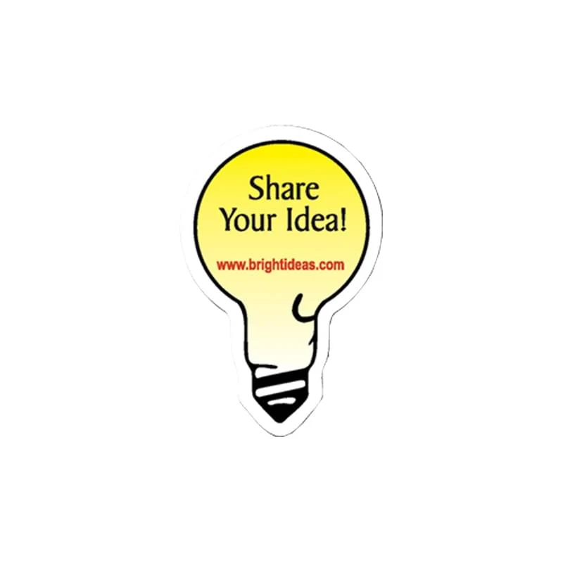 Light Bulb Stock Shape Vinyl Magnet - 20mil 1